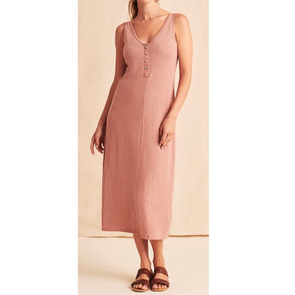 ❌SOLD❌ $148 NWT! Faherty Brand Cliffside Dress - Cedarwood - Picture 3 of 10